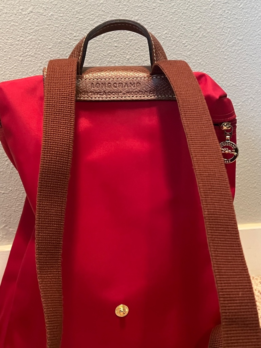 Longchamp Le Pliage Nylon Canvas Backpack - Picture 6 of 6